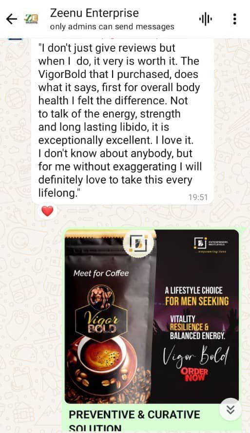 Customer testimonial
